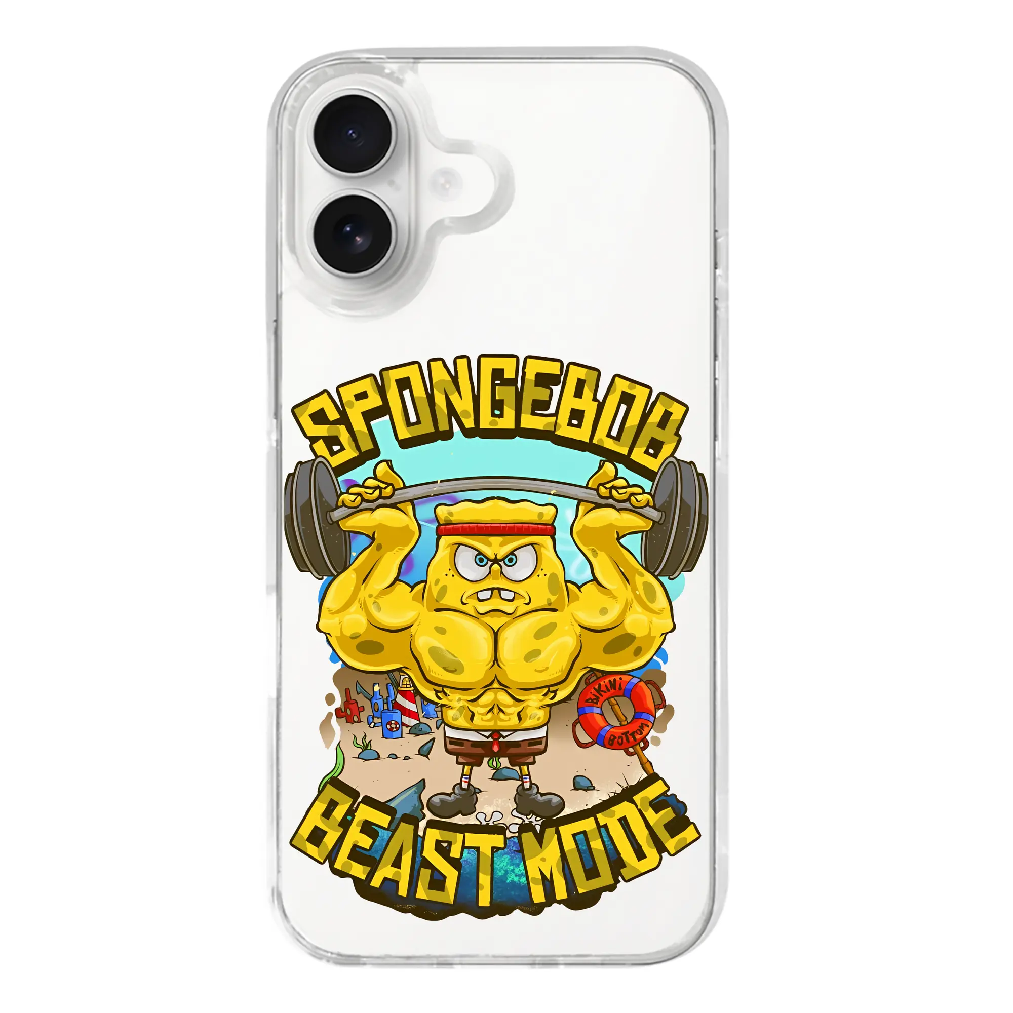 スポンジボブ グッズ スポンジボブ - iPhone 17シリーズ 透明スマホケース – 薄型・耐衝撃・精密フィット保護カバー